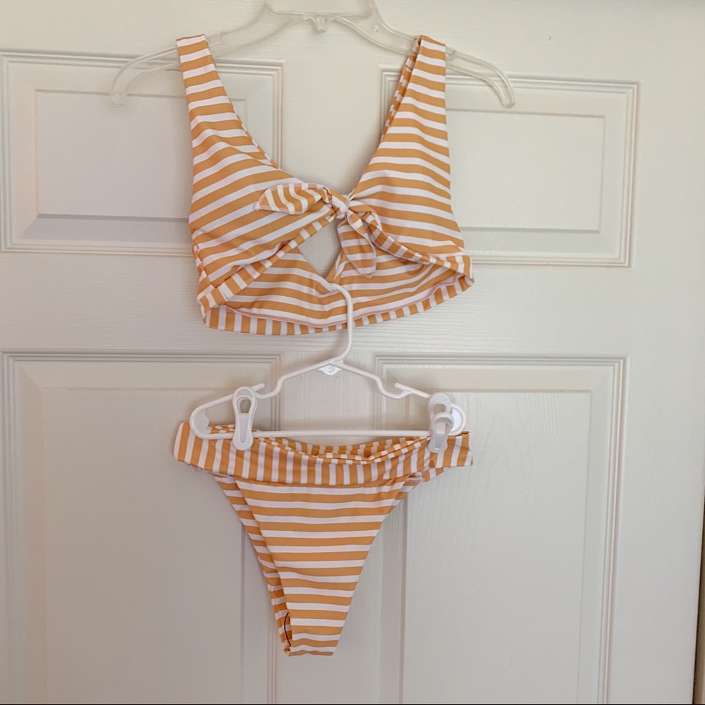 Striped Bikini Set